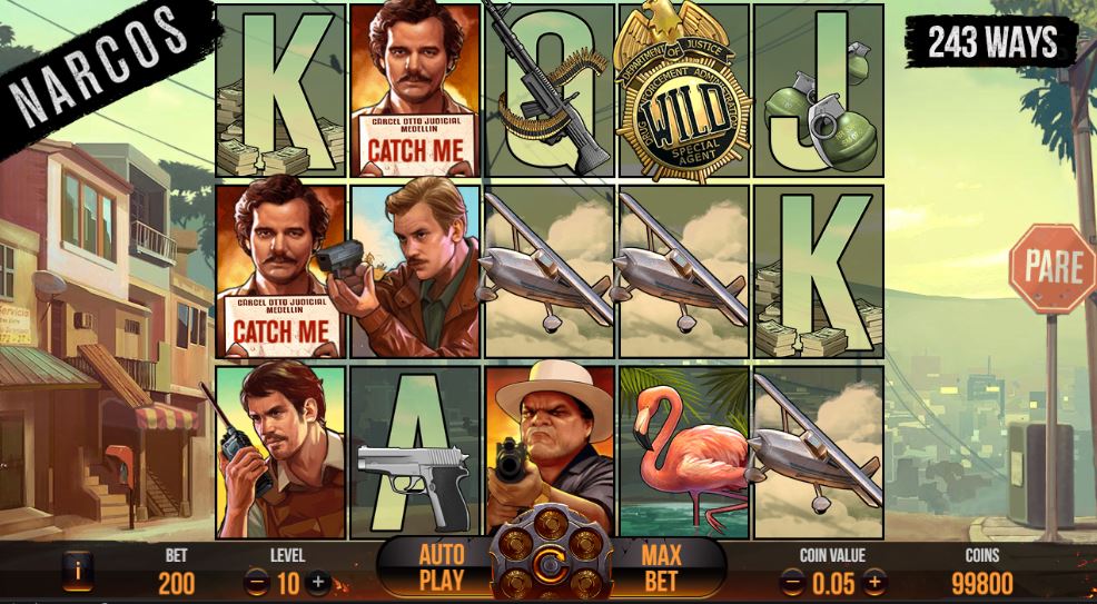 online bitcoin slots Narcos